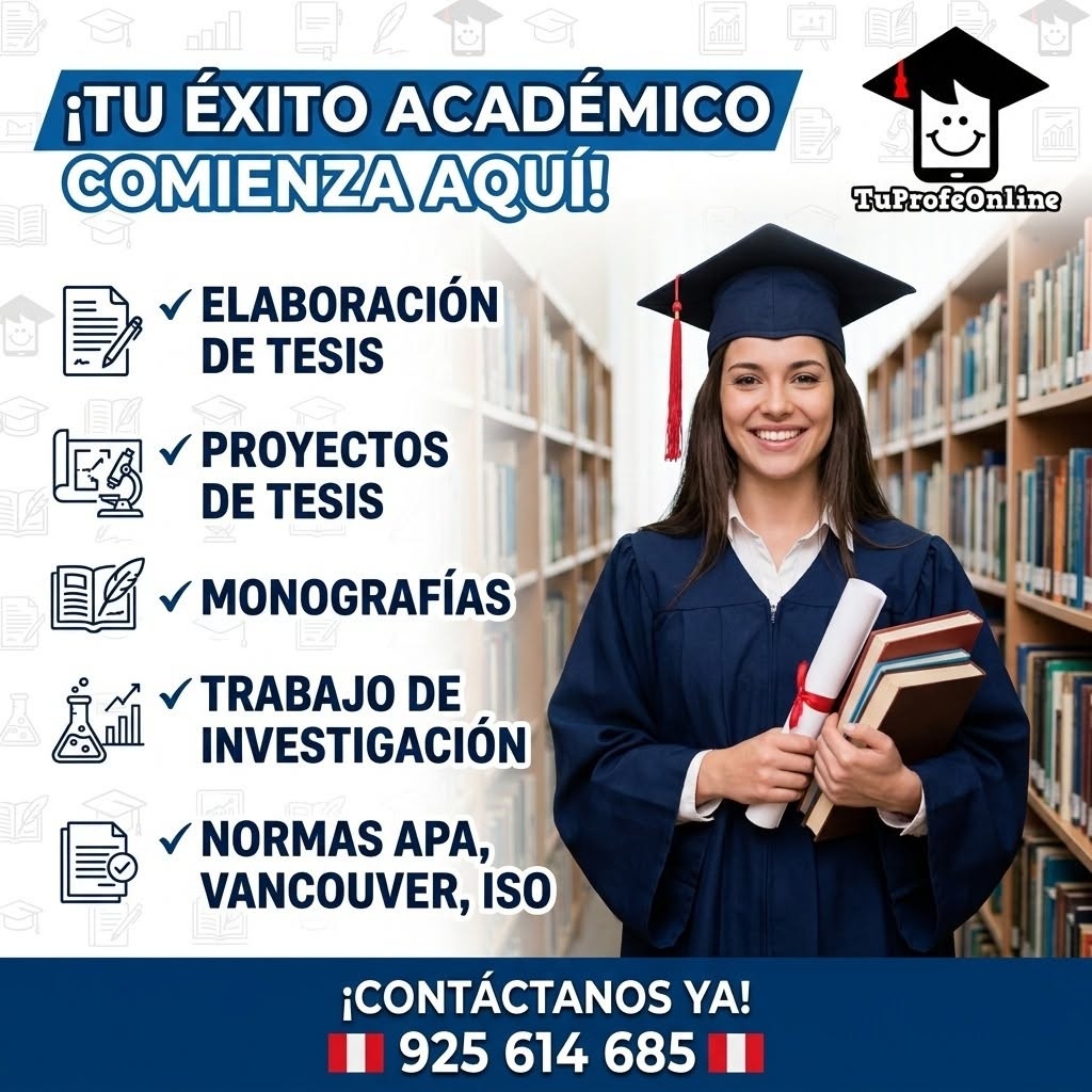 Asesoría Académica TuProfeOnline Banner